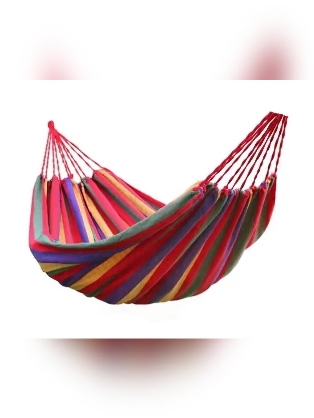 Colorful Striped Hammock - Red Multicolor
